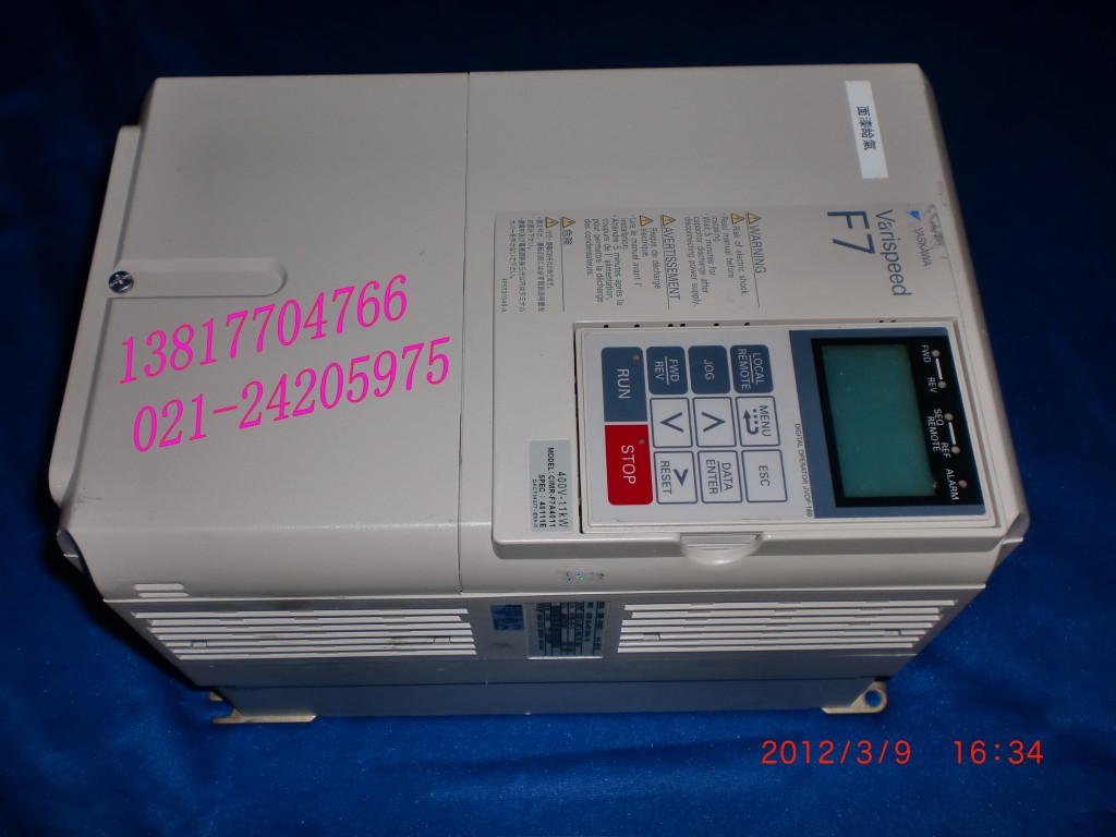 ɽԭbC ׃l CIMR-F7A47P5 380V