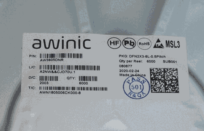 AW3605DNR ֵ{5V ݔĸЧͬ DC-DC DQ